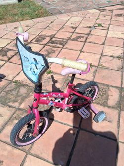 Minnie Mouse Kids Bike with Training Wheels