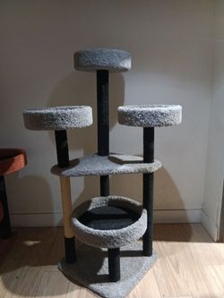 Cat Tower with large circles
