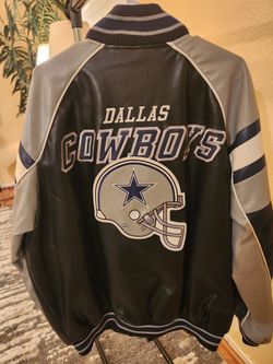 Leather NFL Dallas COWBOYS Jacket (Size XL)