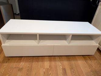 New CB2 Chill 60" White High-Gloss Media Console