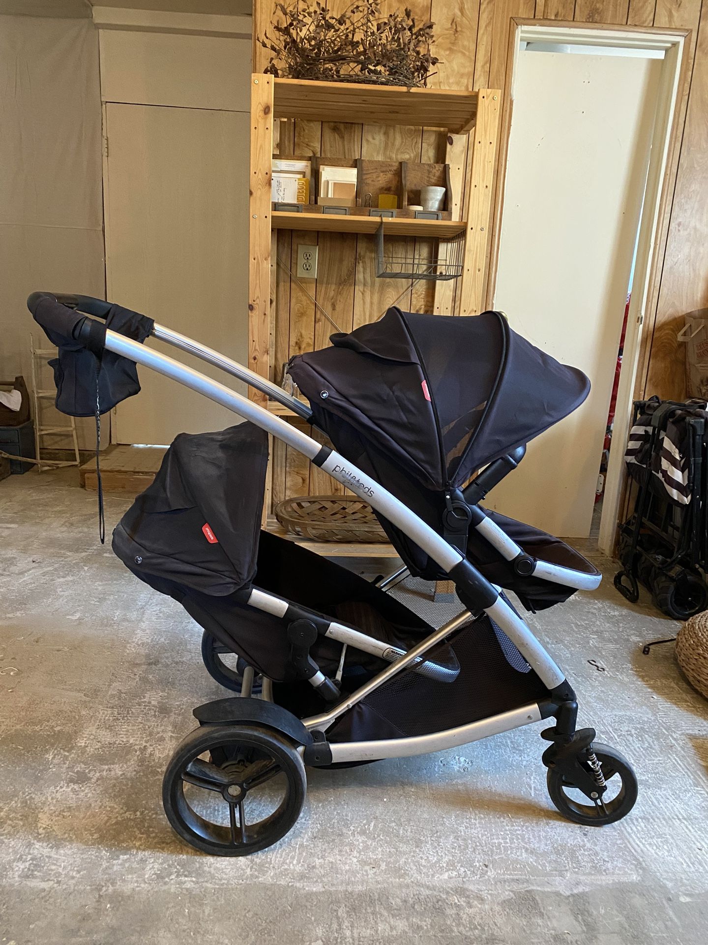 Phil&Teds Promenade Double Stroller For Infants And Toddlers (2015 Model)