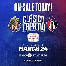 2 Front Row Tickets Boletos For Chivas Vs Atlas at the BMO stadium