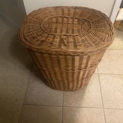 Wicker Hamper Basket