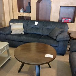 Grey Accrington Sofa + Loveseat