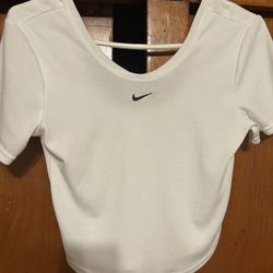 Nike Crop Trop - White Size SM