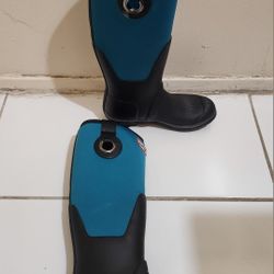 Good Condition Size 7 Hunter 'Original Scuba' Eyelet Waterproof Winter Rain Boot 
