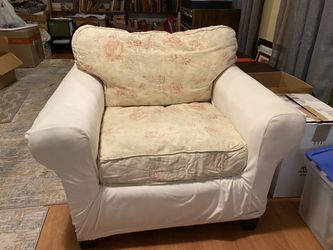  Set of 2 Overstuffed Chairs And 1 Ottoman