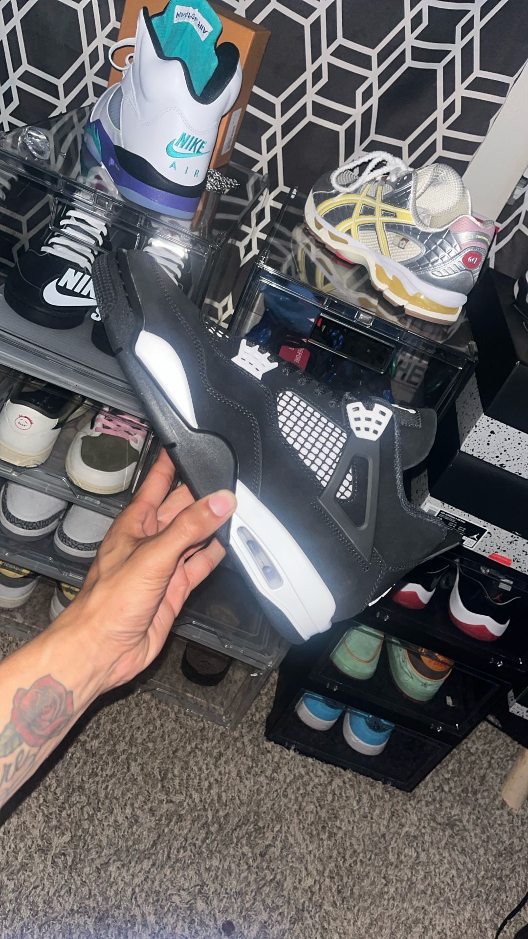 Air Jordan Retro 4 White Thunder