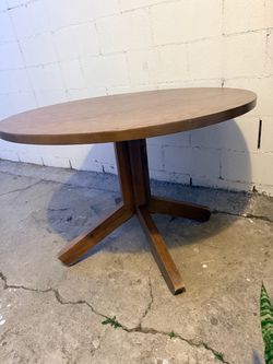 Solid wood dining table