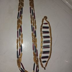 Vintage Necklace And Bracelet