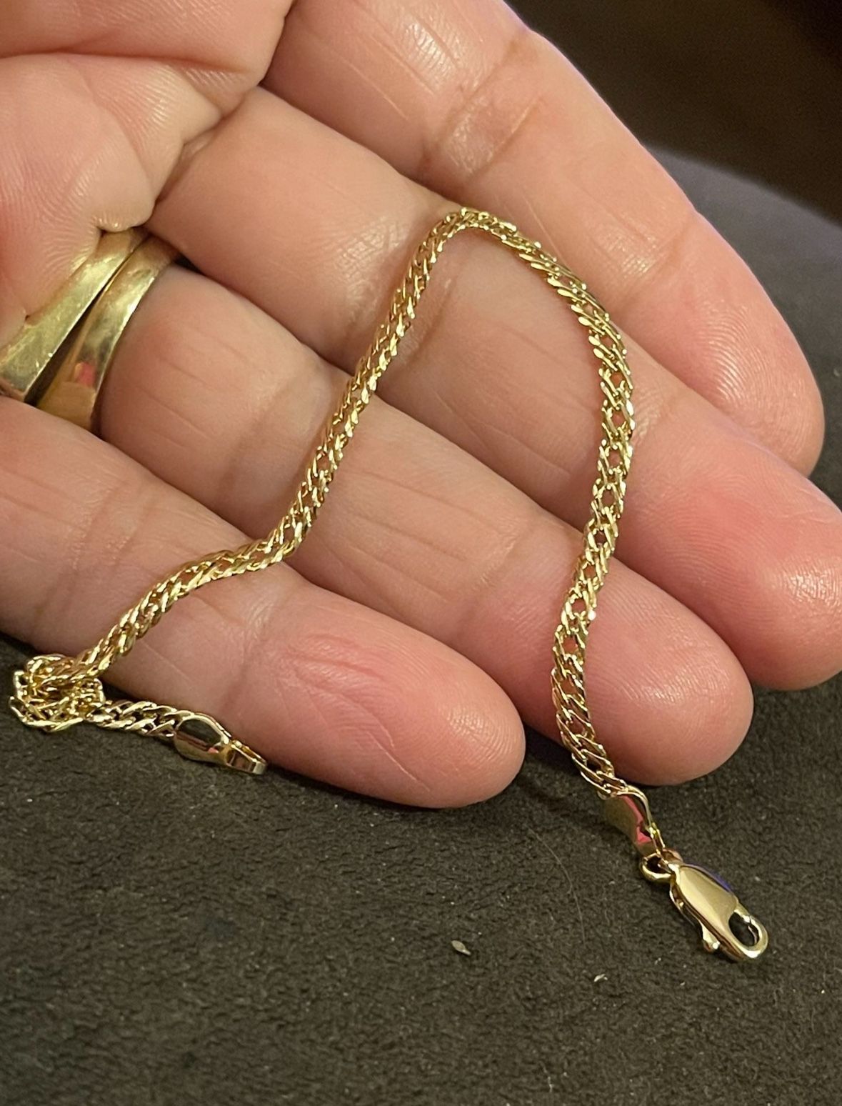 14k gold plated bracelet