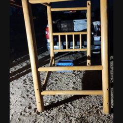 Twin Canopy Log Pole Bed