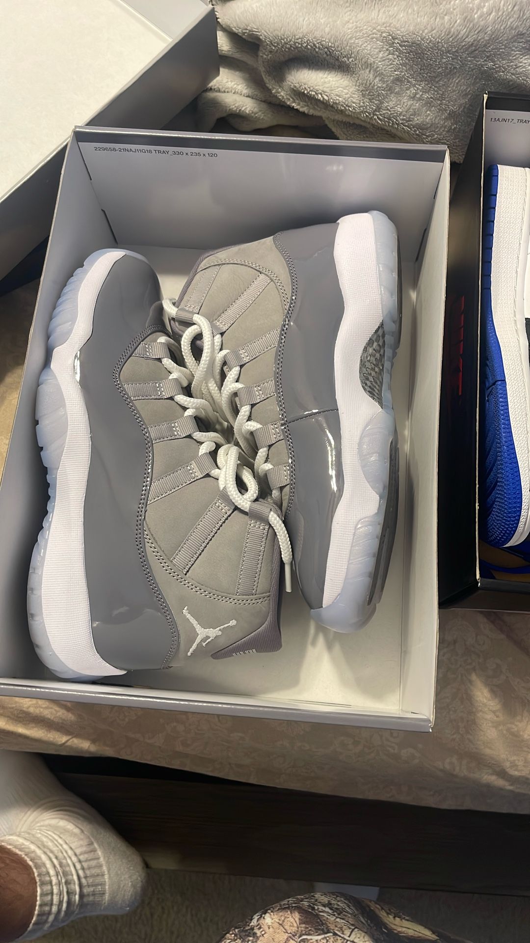 cool grey 11s size 8