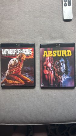 Anthropophagous and Absurd Blu-ray