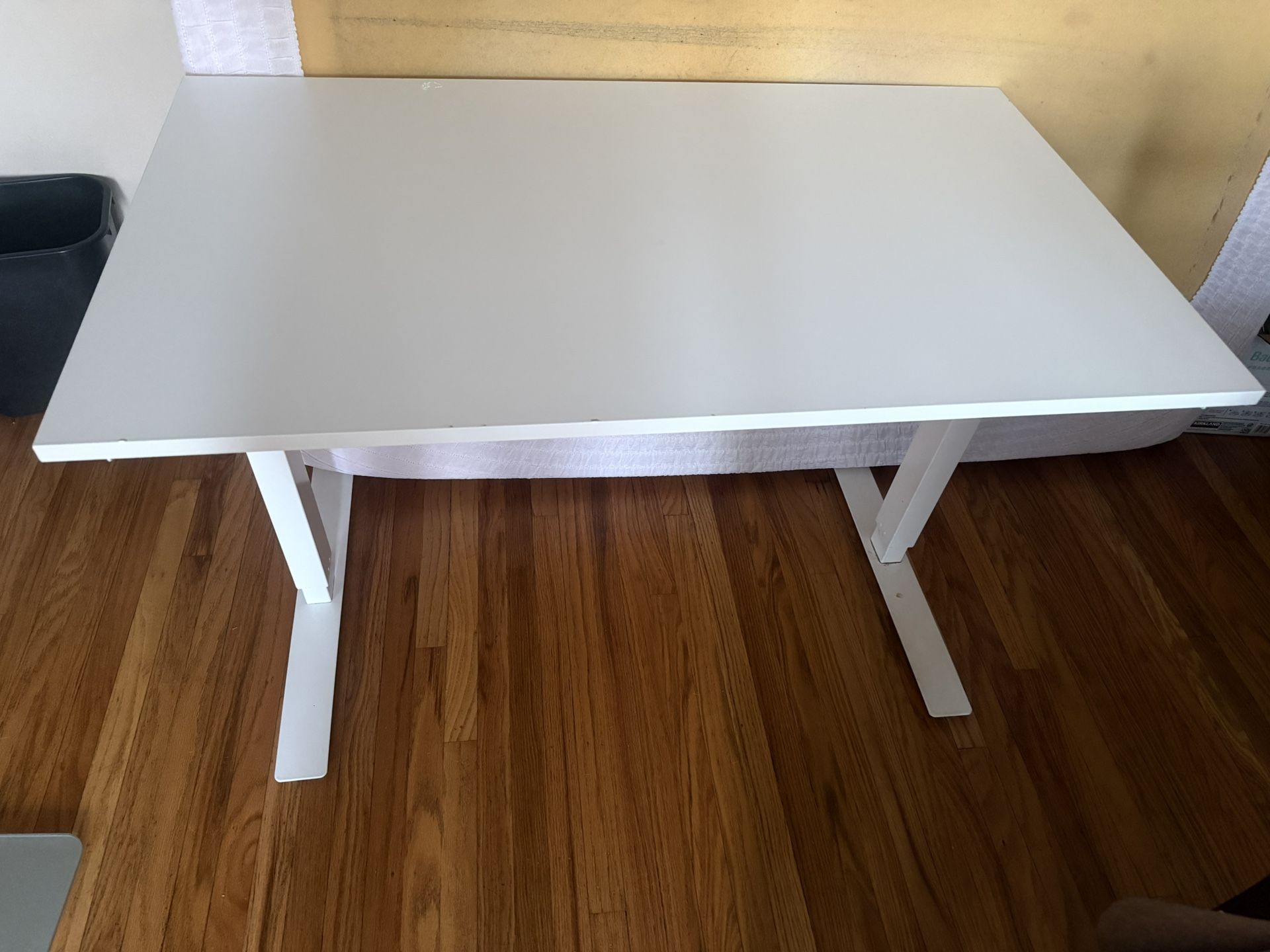 White IKEA Desk