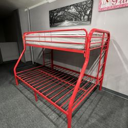Full /twin Bunk Bed With Mattress 