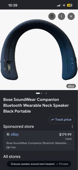 Brand new Bose Bluetooth neck speaker portable