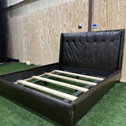 Crate & Barrel King Size bed frame