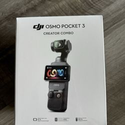 DJI Osmo Pocket 3 Creator Combo Camera. 