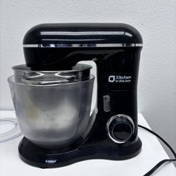Kitchen in the box Stand Mixer, 4.5QT+5QT Two bowls Electric Food Mixer, 10 Speeds 3-IN-1 Kitchen Mixer for Daily Use with Egg Whisk,Dough Hook,Flat B