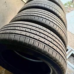185/55r15 Kumho Tires Cón 80% De Vida Las 4 