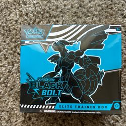 Pokemon TCG Scarlet & Violet Black Bolt Elite Trainer Box ETB Promo Tear Box New