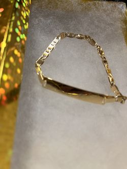 Brazalete.  Chapeado De Oro 