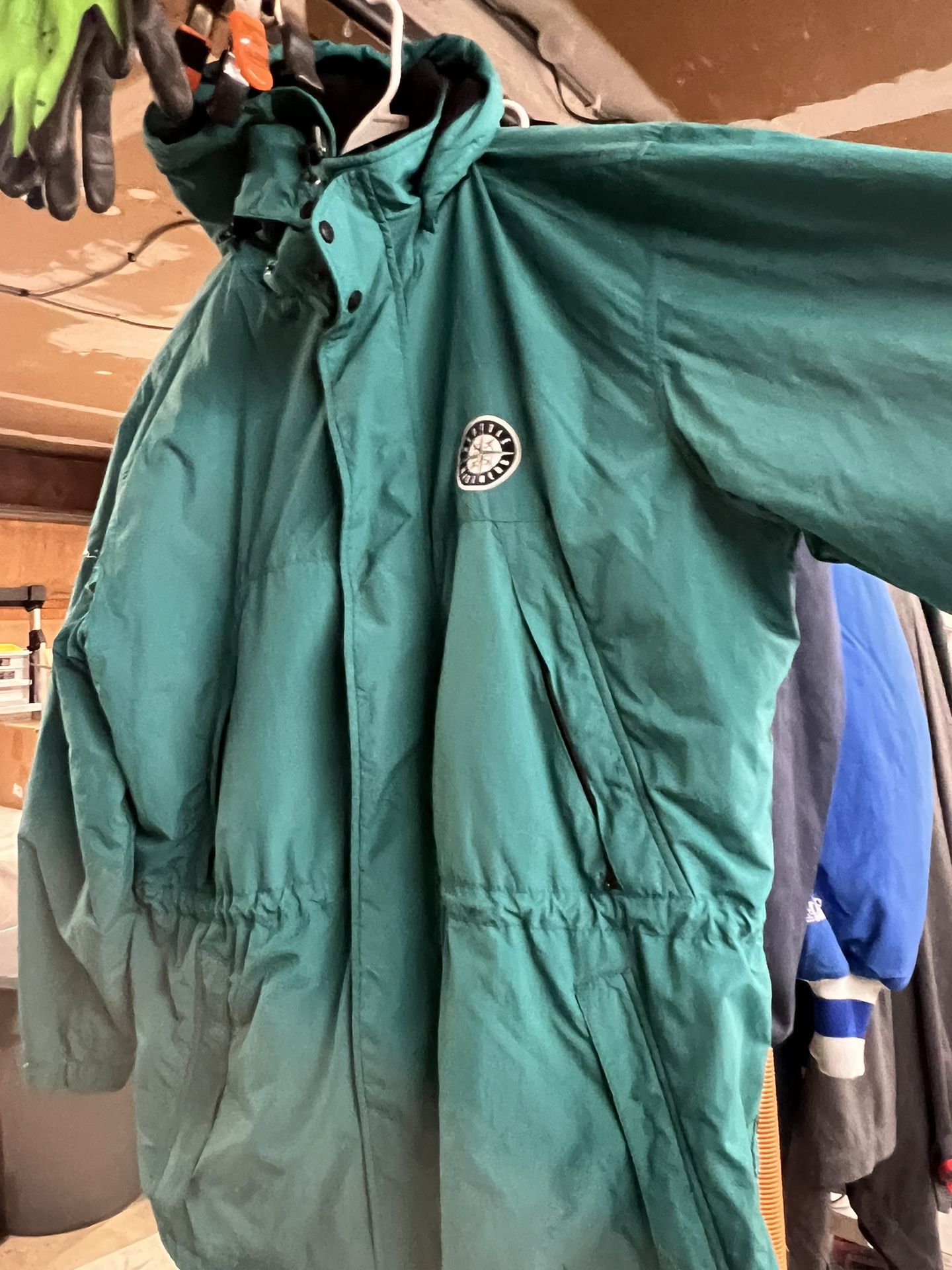 Vintage Seattle Mariners Original Safeco Field Staff Jacket By Eddie Bauer XL