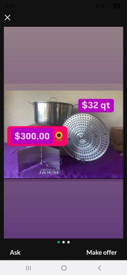 Olla De Princess 32 Qrts. A Solo $280