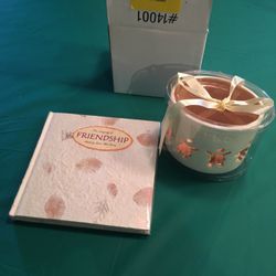 Brand New- Tea light Friends Candle And Poetry Book