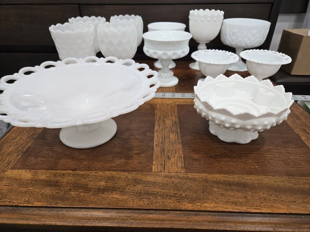 Milk Glass Collection