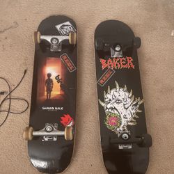 8.5 Deck Bone Red Bearings Ceramic Wheels 