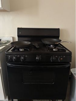 All black oven
