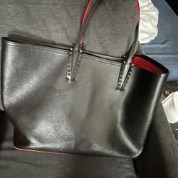 Cabata East-West Leather Tote Bag