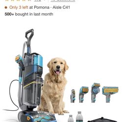 Shark CarpetXpert HairPro Wet and Dry Vacuum EX301TGT HEPA Gray