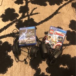 Ps4 Games And Headset