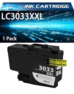 Replacement High Yield Ink Cartridge Compatible for Brother LC3033XL Ink Cartridges Compatibles for Brother MFC-J995DW J815DW J805DW Printers Black