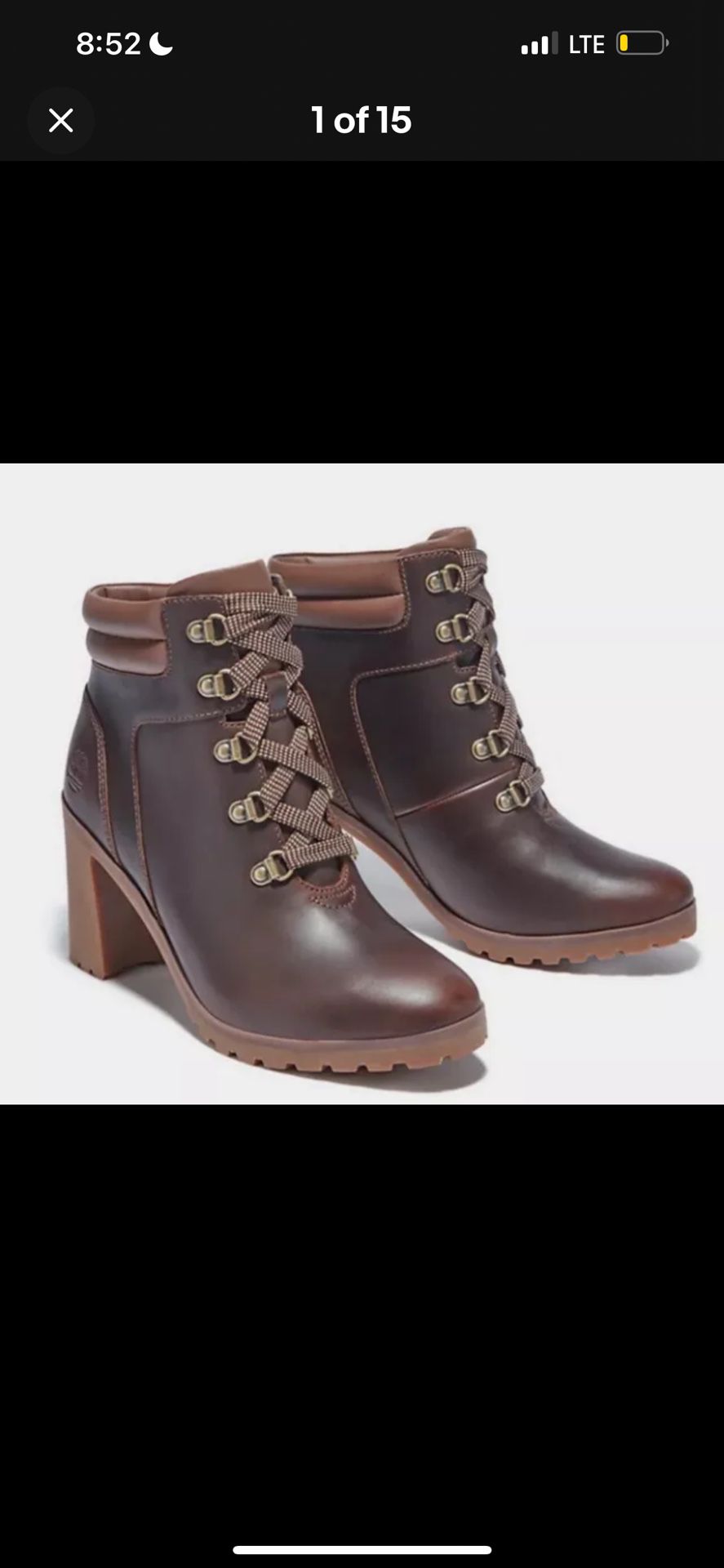 Timberland Allington women's brown heeled ankle boots