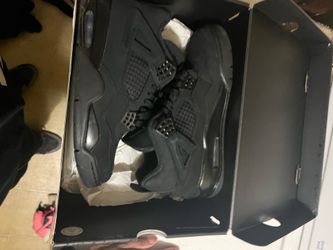 Jordan 4s black cats size 8