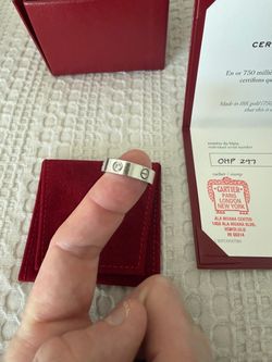 Cartier ring men’s love diamond