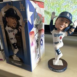 Kike Hernandez 2024 LA Dodgers Bobblehead SGA as is condition
