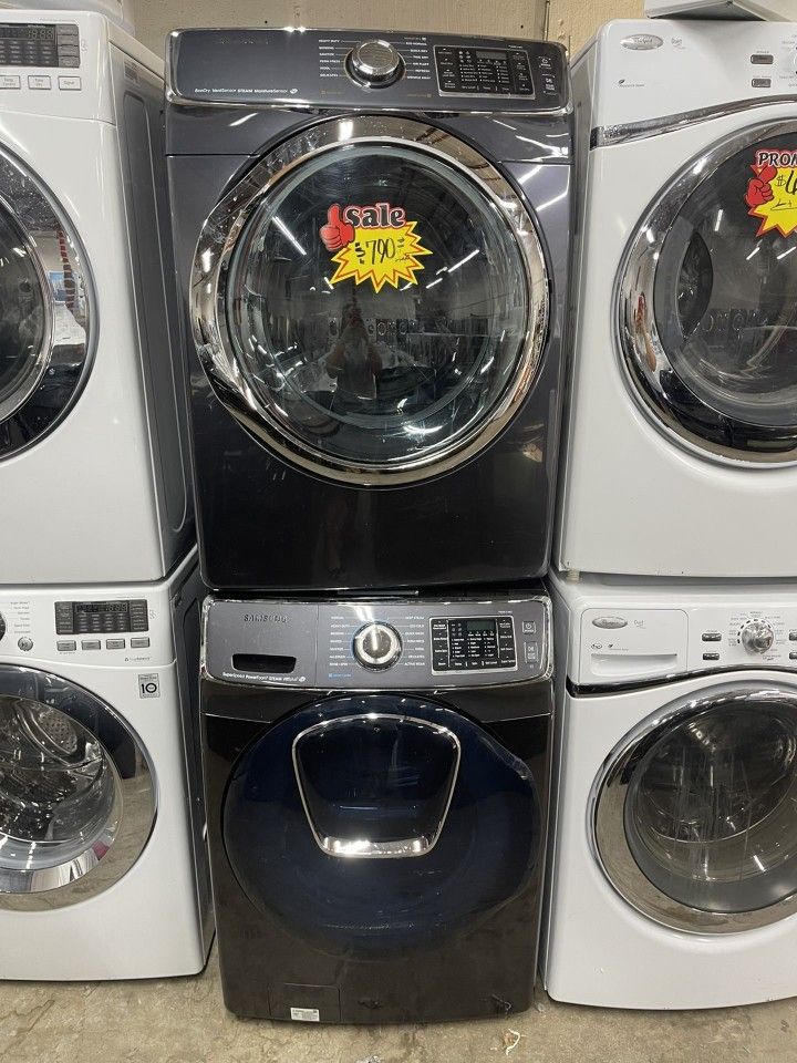 Samsung Gray Front Loader Washer And Dryer Set S