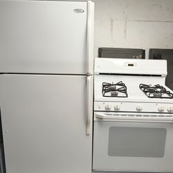 Fridge and GAS stove