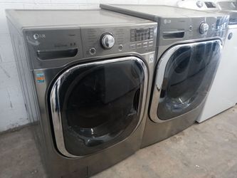 LG gray front load washer and 29" dryer set - Free delivery