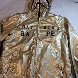 Bape Gold And Camo Hoodie 
