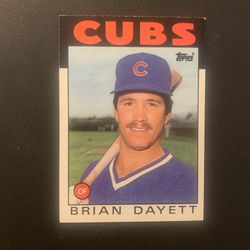 Raw Brian Dayett Topps Baseball Card