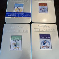 Disney Treasures DVD Lot:The Chronological Donald Volume 1,2,3,4 Two Three Four