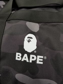 Bape, Bags, A Bathing Ape Bape Camo Duffel Gym Travel Bag
