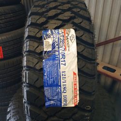 4 New Tires Installed/ 4 Llantas Nuevas Instaladas 285/70/17 Atlander MT Tires
