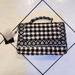 BRAND NEW America & Beyond Houndstooth Purse